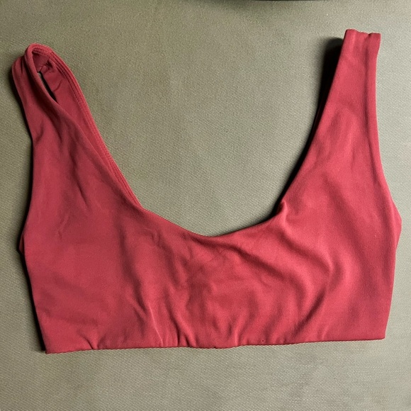 NEW FP Movement by Free People Softest Soft Scoop Bralette Orange Rust Size SM - Picture 1 of 3